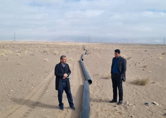 مشکل کم‌آبی ۸۰۰۰ نفر در روستاهای حومه شرقی رفسنجان برطرف می‌شود