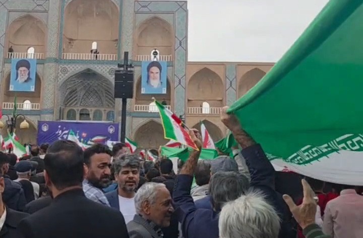 ببینید| فراخوان رهبر ۲۲ بهمن ۱۴۰۴ یزدی ها لبیک گفتند